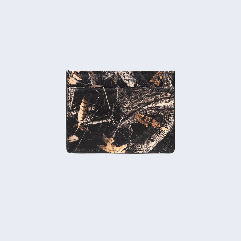 Vegas Cardholder Camo Feather Tree Black / Silver