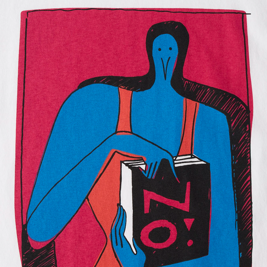 No Books T-Shirt White