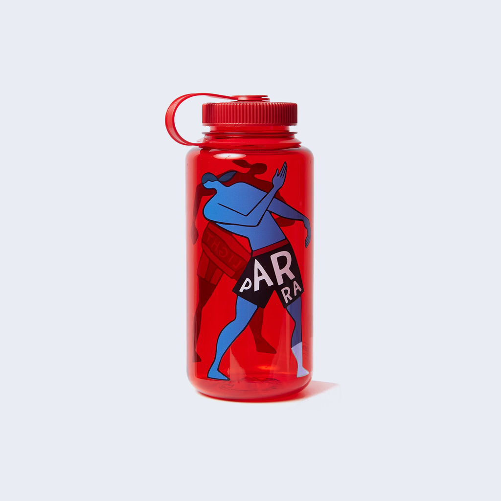 Water Slapped Nalgene Bottle Red