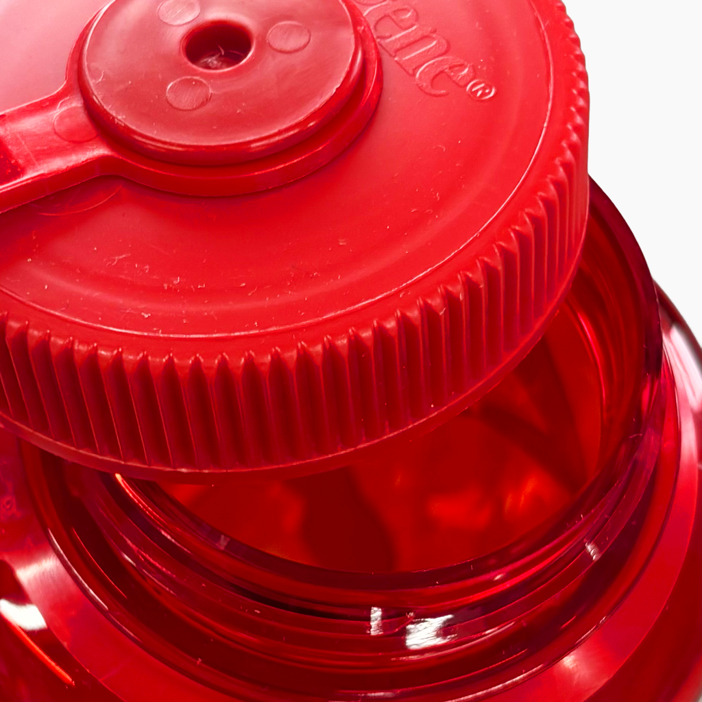 Water Slapped Nalgene Bottle Red