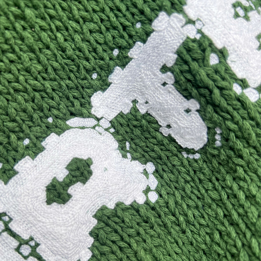 Pixel Front Knit Green