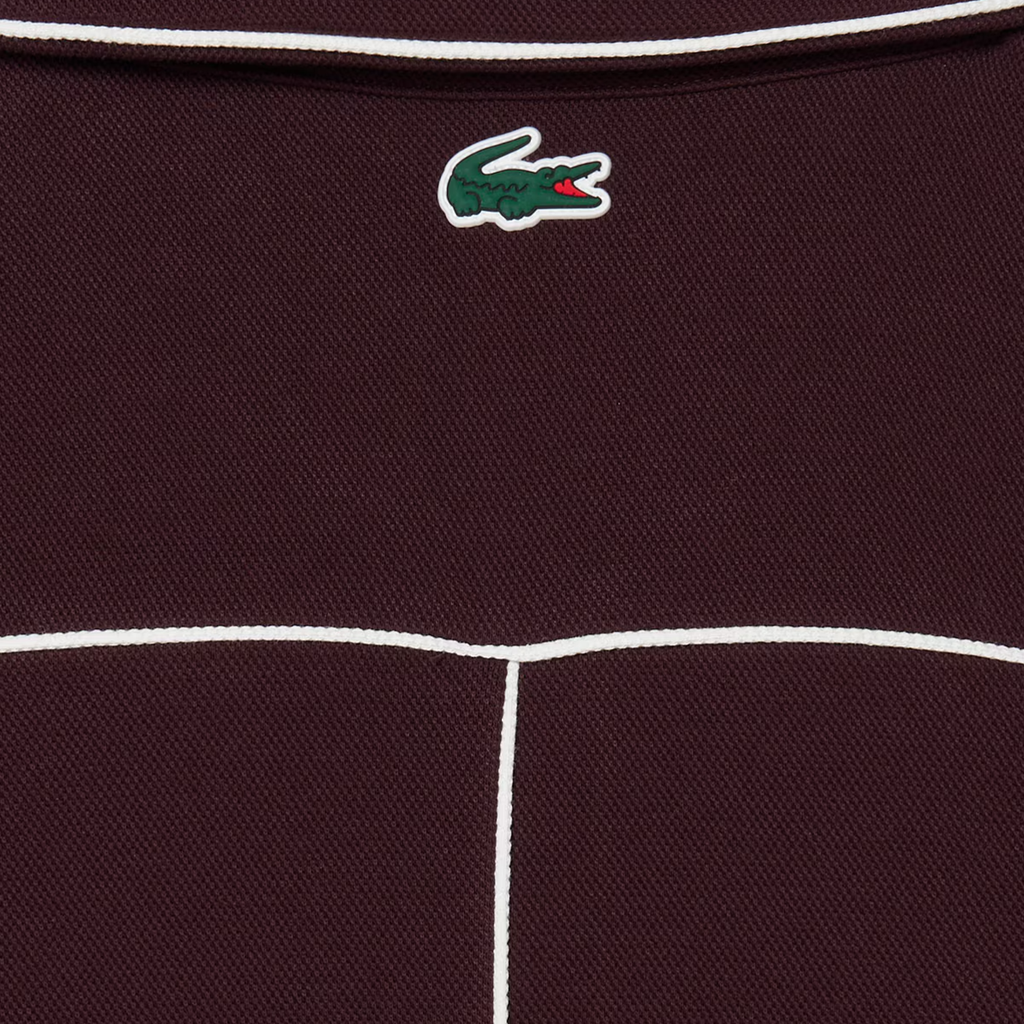 Zipped Tennis Jacket Burgundy