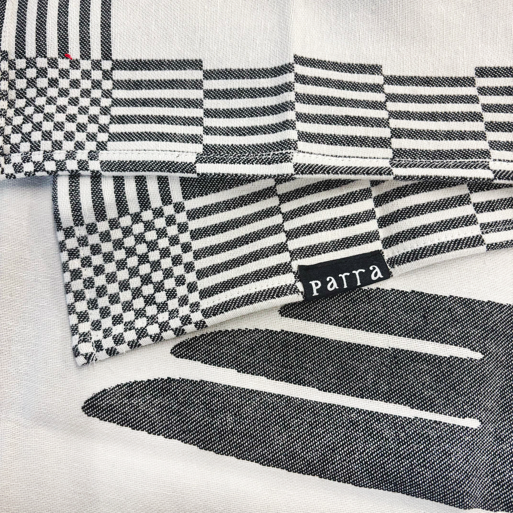 Infinite Kitchen Bird Towel Set Black