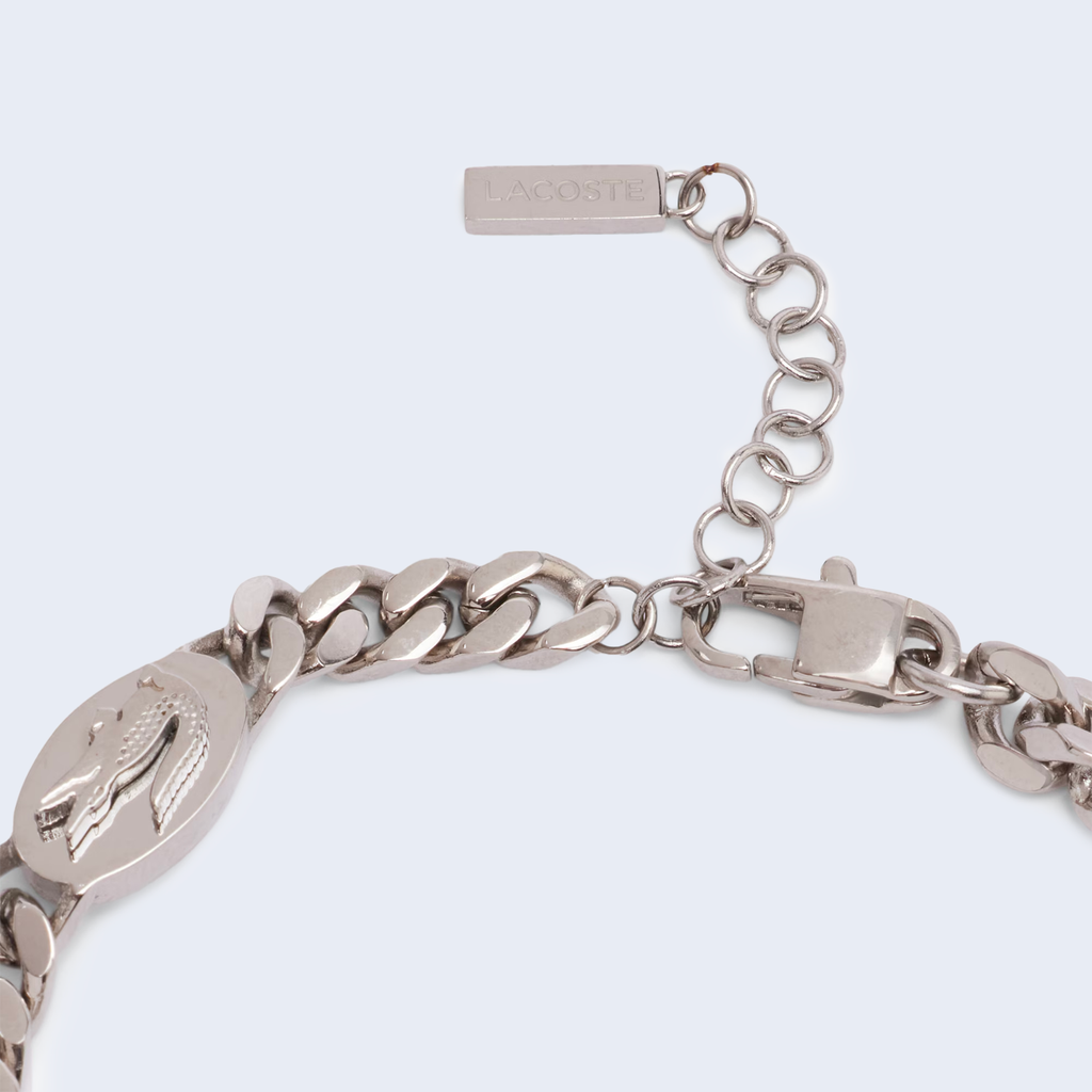 Easy Chain Bracelet SS Silver / Green