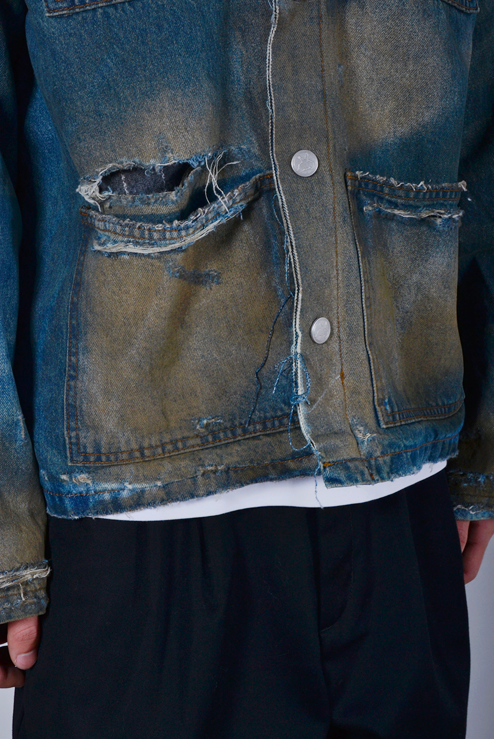 Haystack Denim Jacket Washed Blue