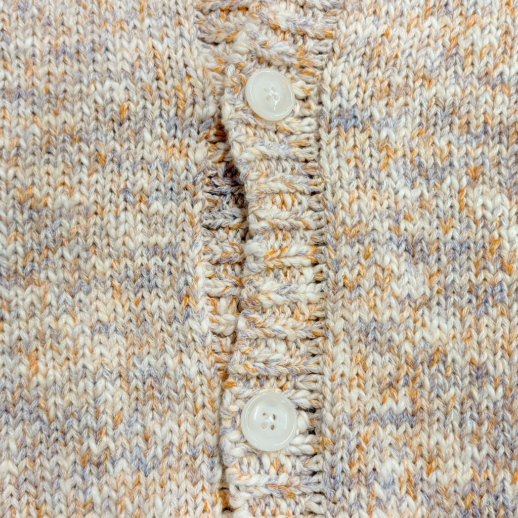 Rainbow Knit Cardigan Violet