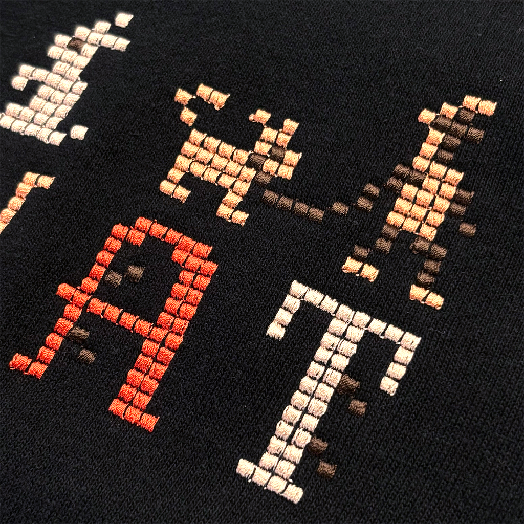 That Embroidered Crewneck Black