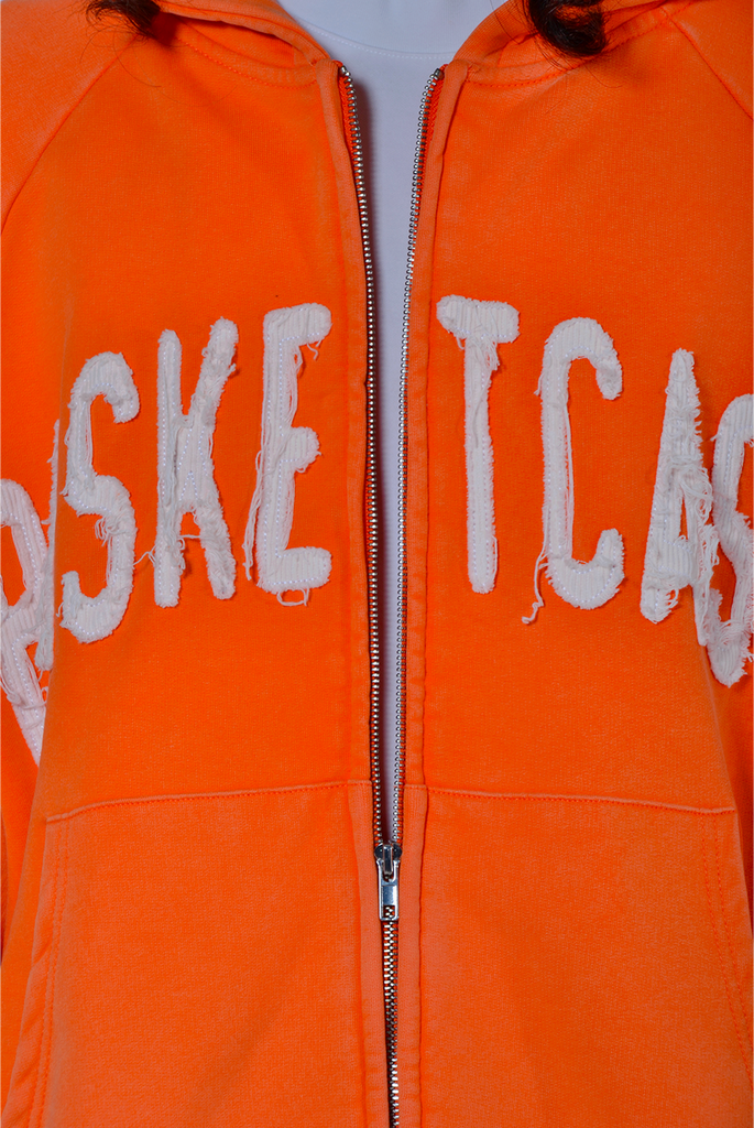 Dweller Zip-up Hoodie Orange