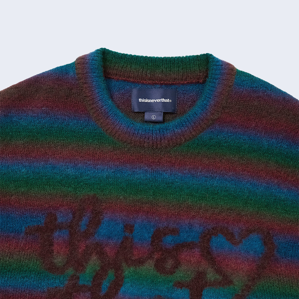 Heart Logo Knit Sweater Multi