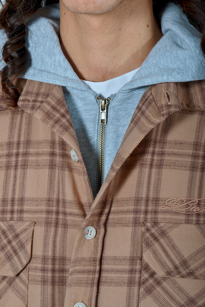 Driver Layered Jacket Brown / Tan