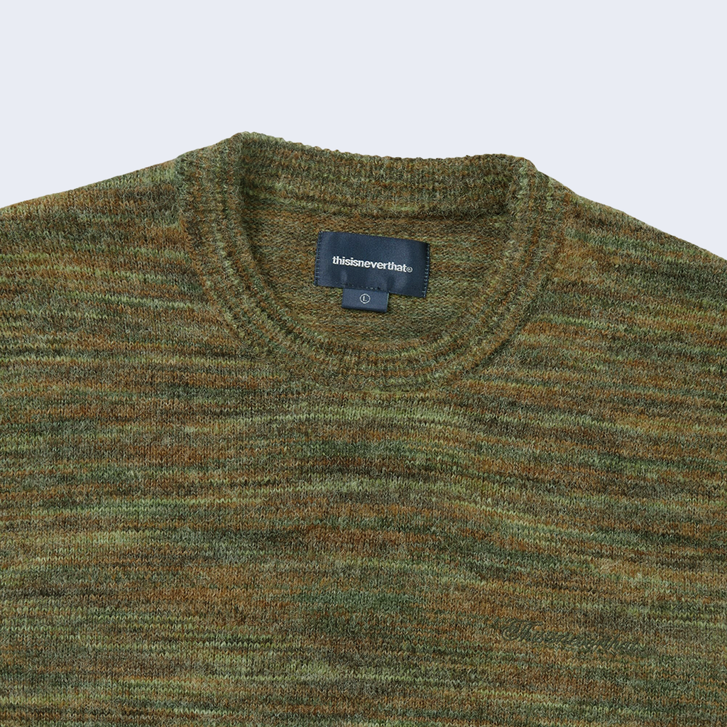 Static Knit Sweater Olive