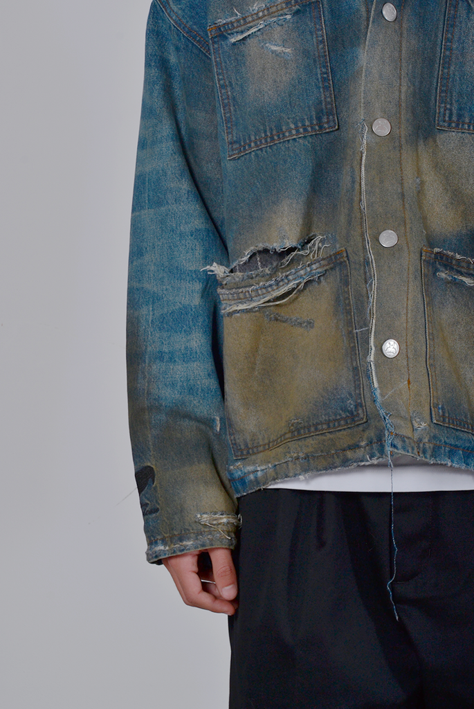 Haystack Denim Jacket Washed Blue