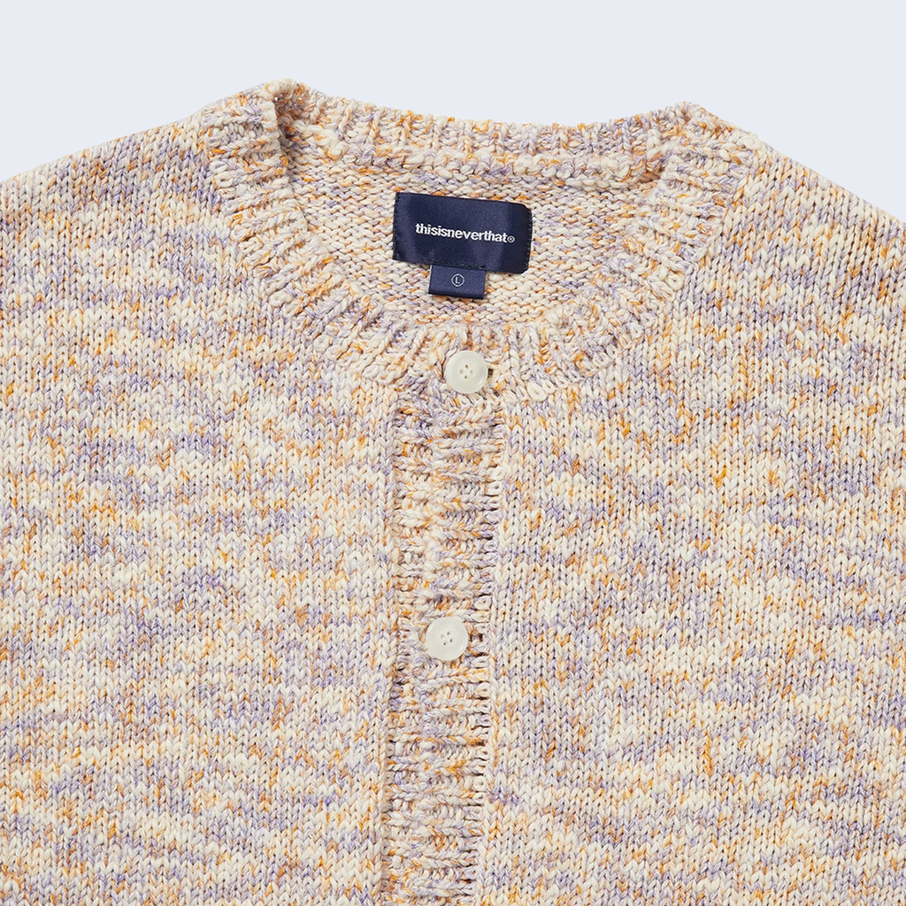 Rainbow Knit Cardigan Violet