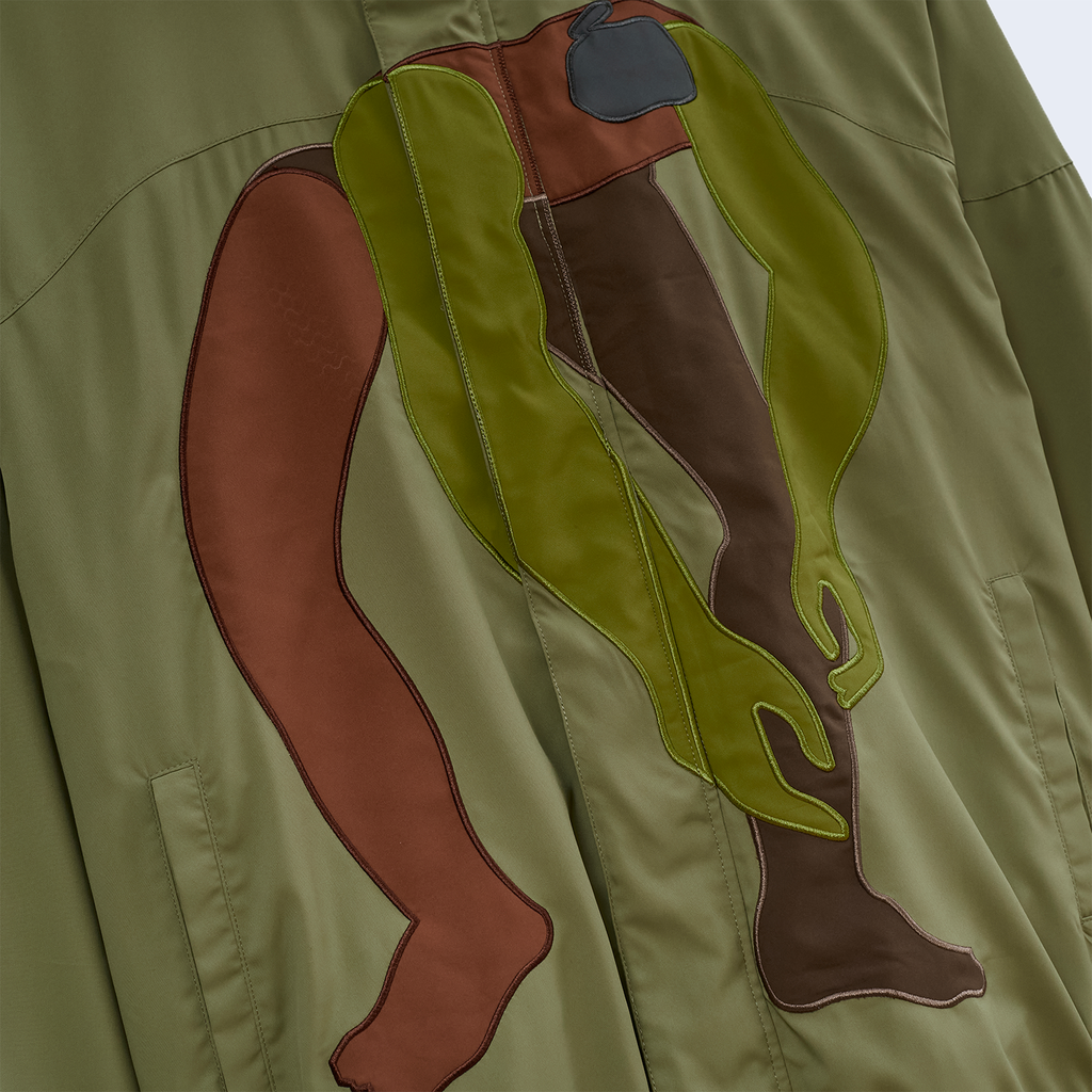 Falling Guy Insulated Windbreaker / Green