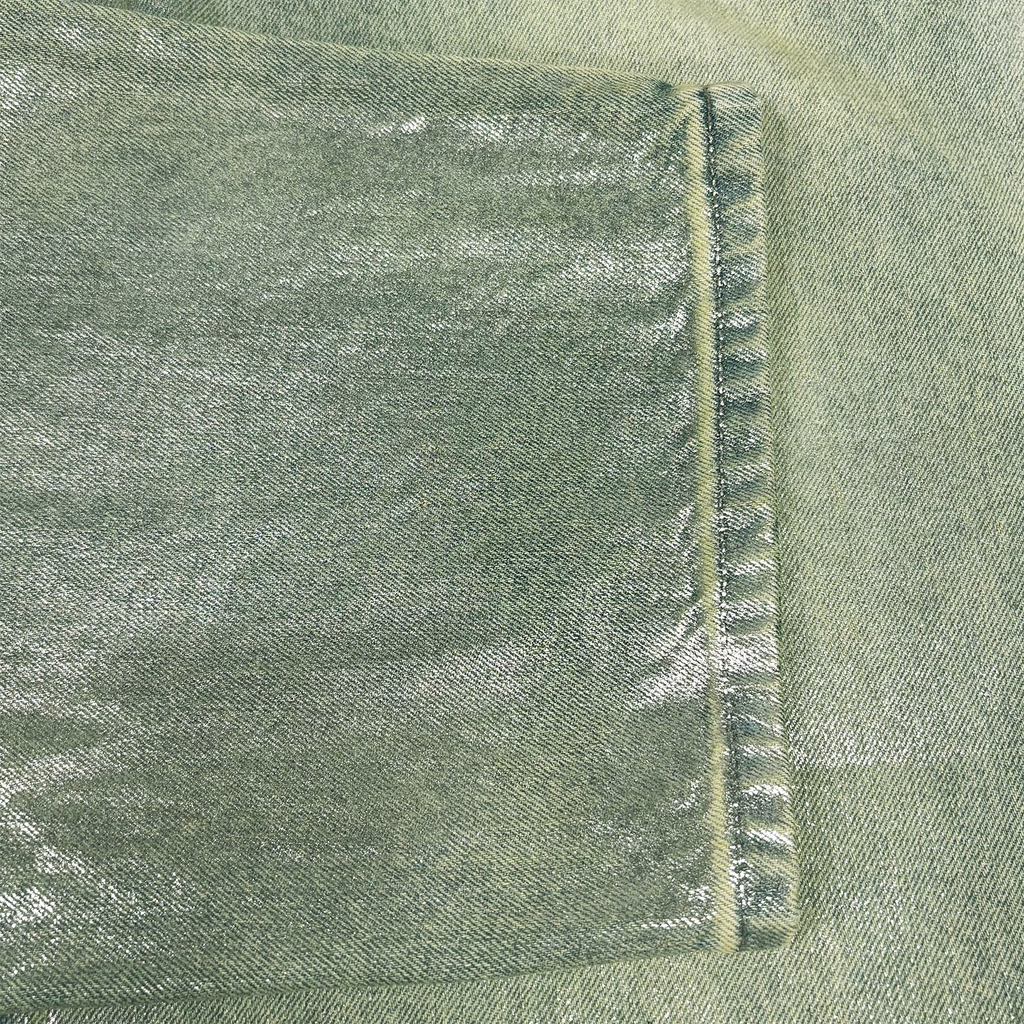 Metal Relaxed Jeans Silver