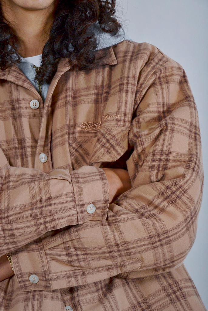 Driver Layered Jacket Brown / Tan