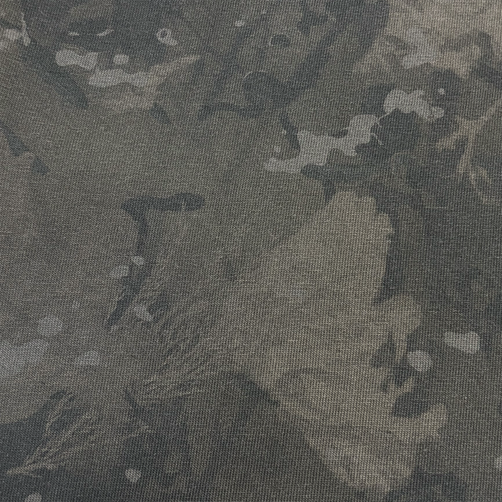 S/S Camo Combi T-Shirt Green / Graphite