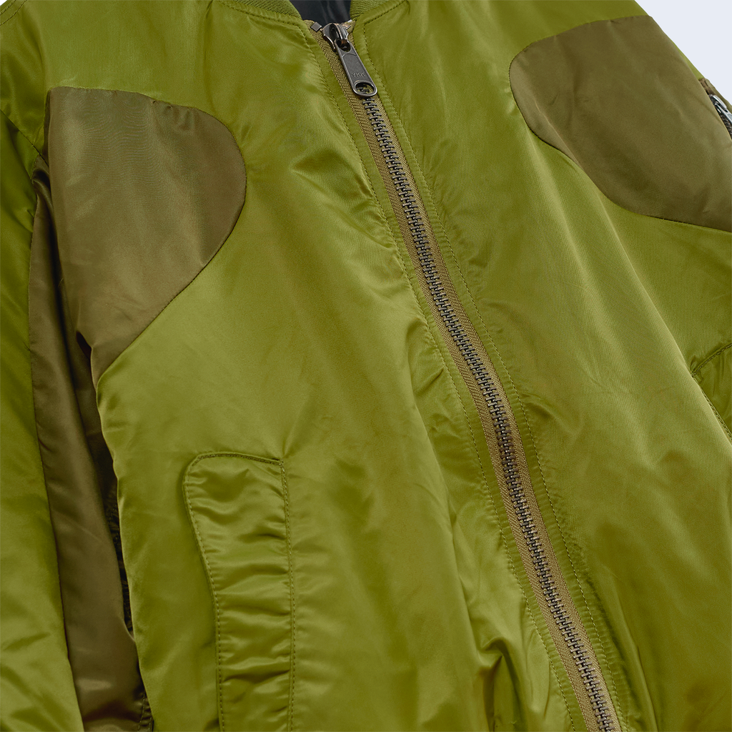 Tonal Sport Bomber / Green