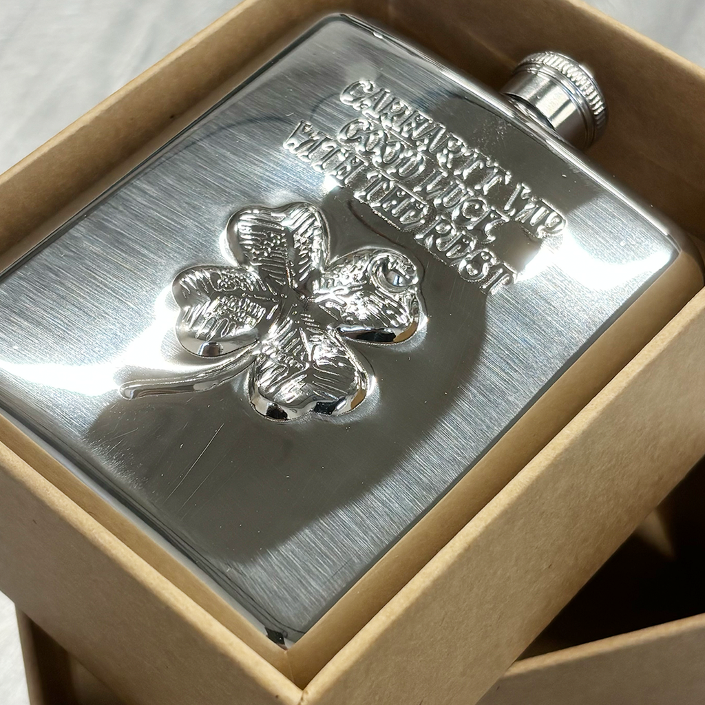 Clover Flask Silver