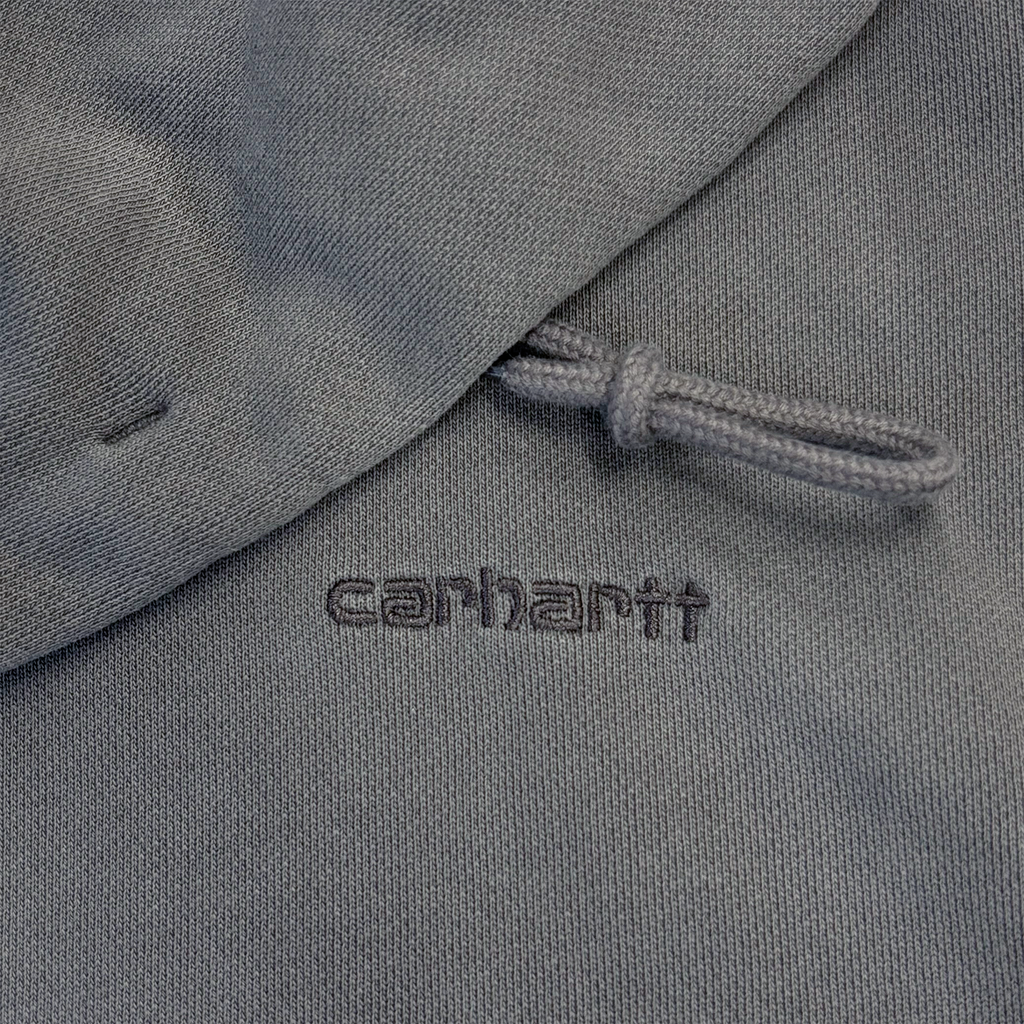 Hooded Benton Sweatshirt Graphite Garment dyed