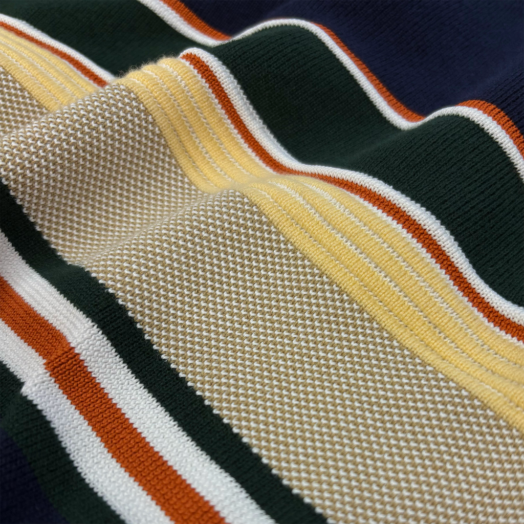 Striped knit Made In France Navy / Green / White / Yellow