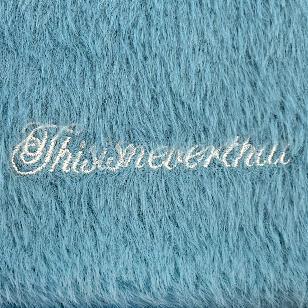 Shaggy No Cuff Beanie Light Blue