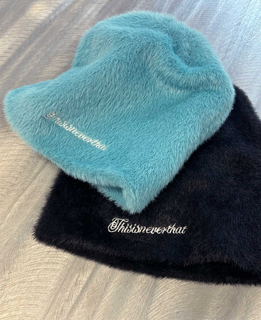 Shaggy No Cuff Beanie Light Blue