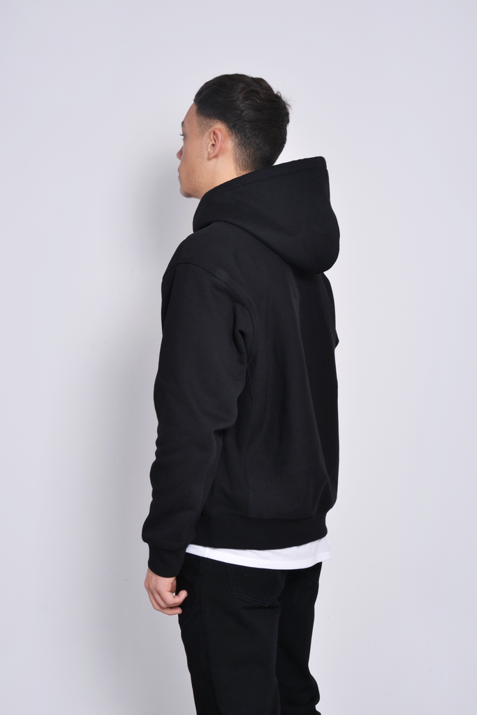 Hooded American Script Black