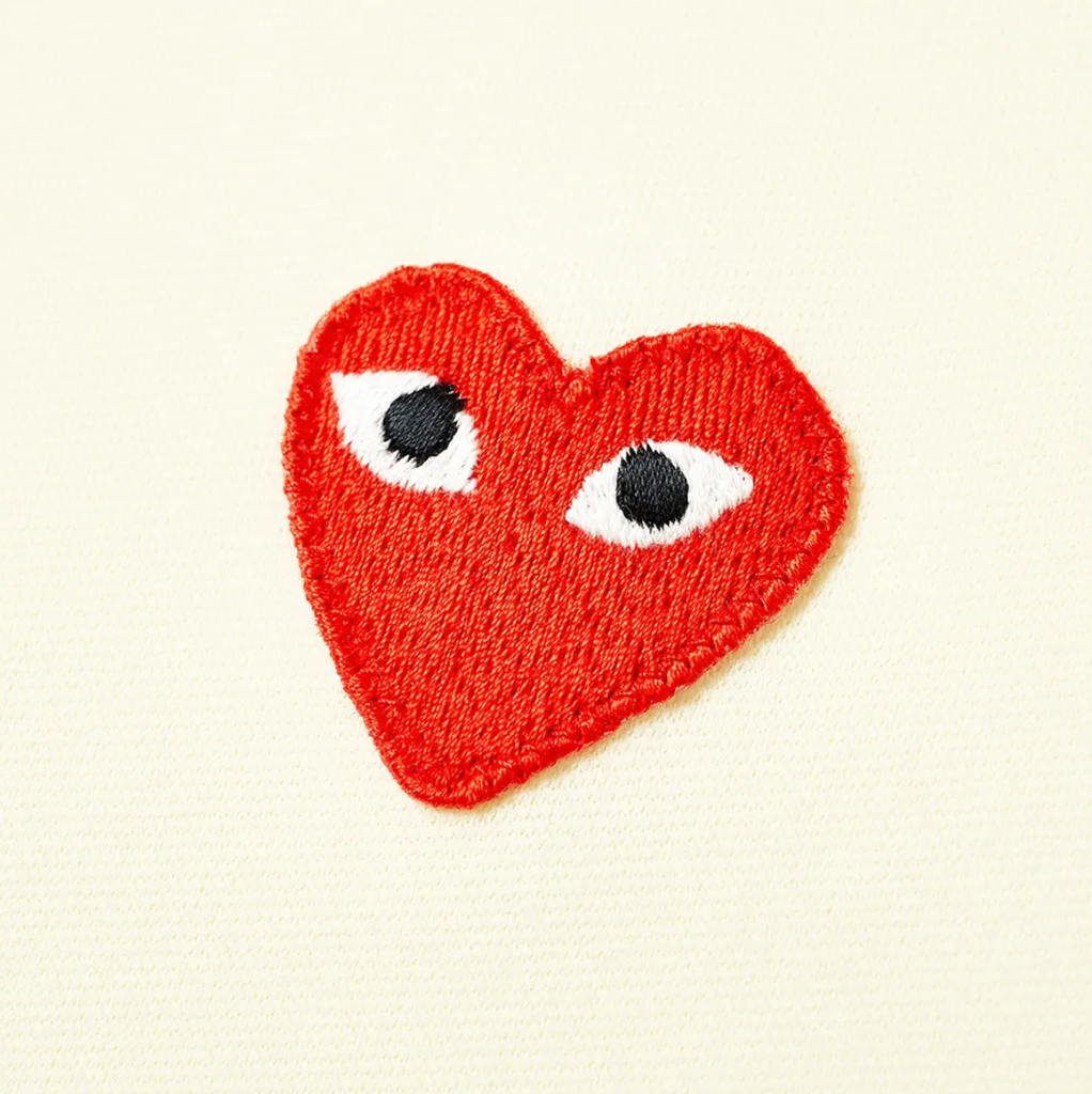 Hoodie Ivory Red Heart