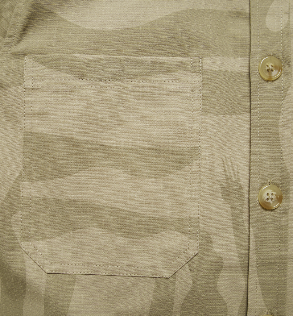 Under Polluted Water Shirt Khaki