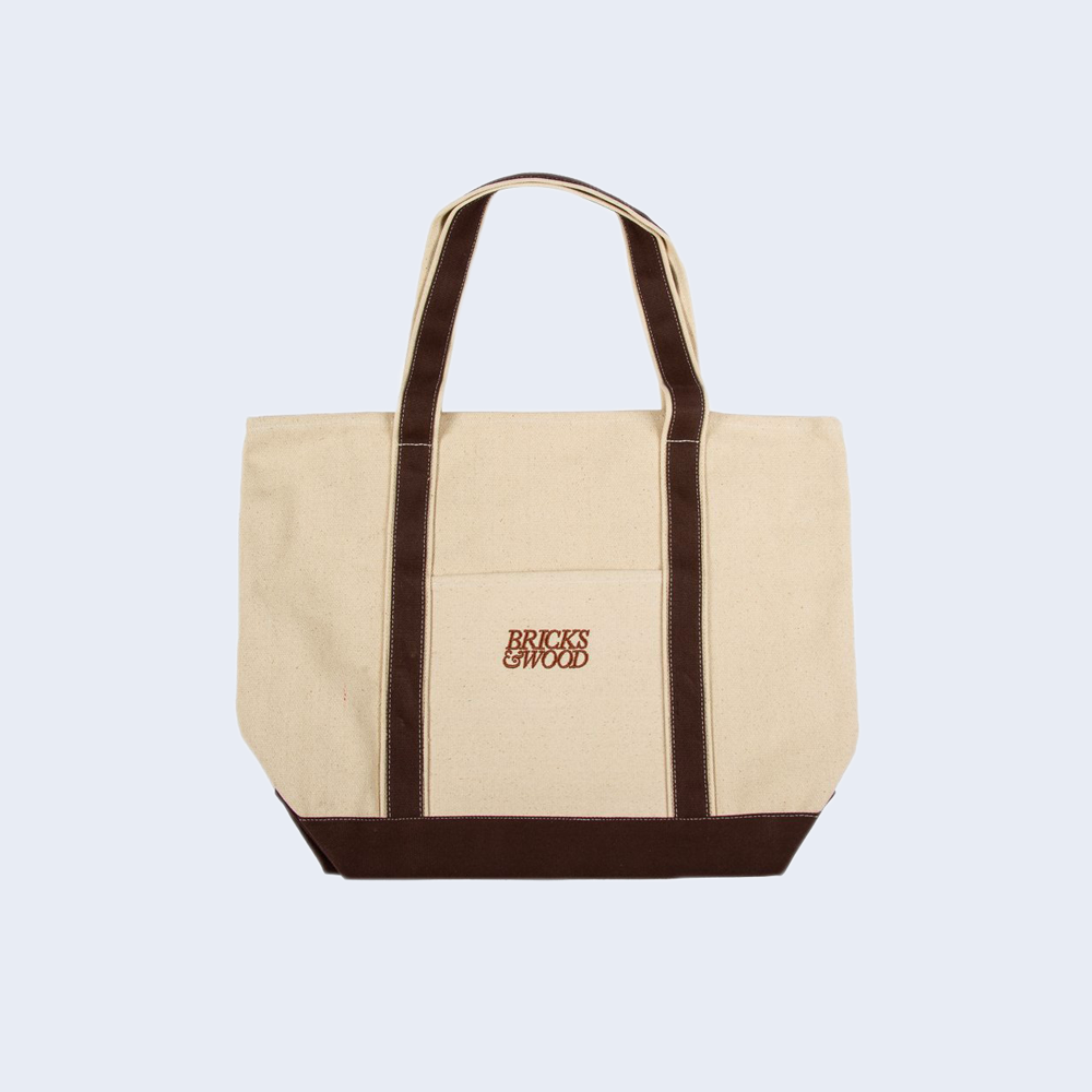 Logo Boat Tote Bag Cinnamon