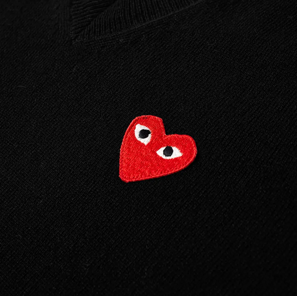 V-Neck Red Heart